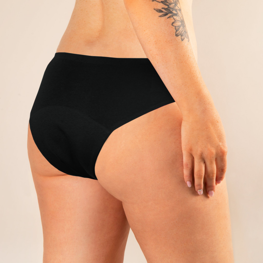 Culotte Menstruelle Roxane sans coutures Mademoiselle Culotte vue de os