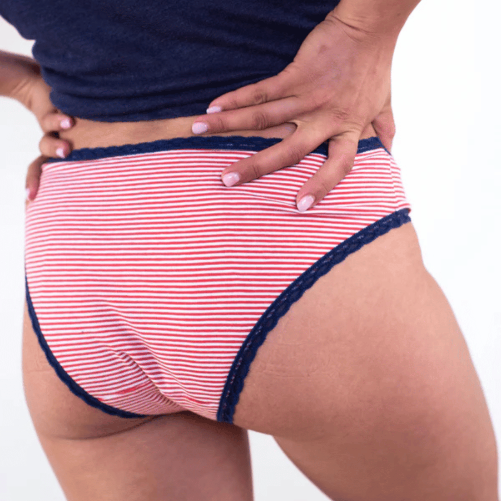 Culotte menstruelle ado flux très abondant Simone Louloucup vue de dos