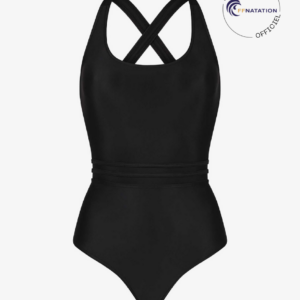 Maillot de bain menstruel natation Naiades smoon couleur noir