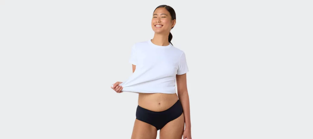 Smoon Shorty menstruel couleur noir